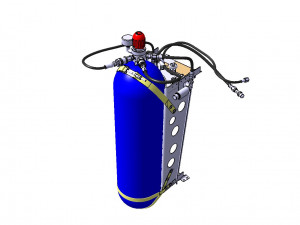DETAILED CREW OXYGEN SYSTEM 3D Model