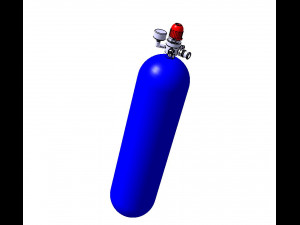 DETAILED CREW OXYGEN SYSTEM 3D Model