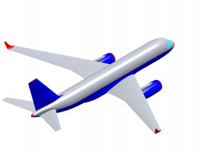 CIVIL AIRCRAFT 3D मॉडल