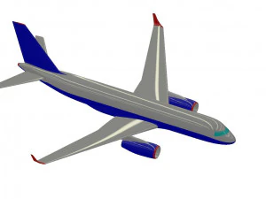 CIVIL AIRCRAFT 3D Model