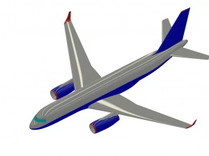 CIVIL AIRCRAFT 3D Model