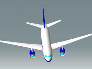 CIVIL AIRCRAFT 3Dモデル