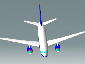 CIVIL AIRCRAFT 3D Model