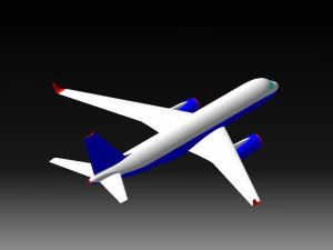 CIVIL AIRCRAFT 3D Model