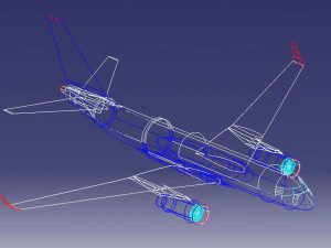 CIVIL AIRCRAFT 3D Model