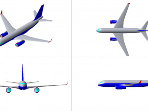 CIVIL AIRCRAFT 3Dモデル