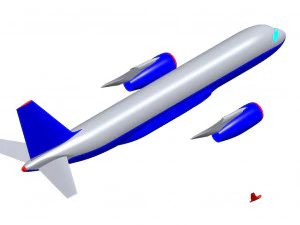 CIVIL AIRCRAFT 3D Model