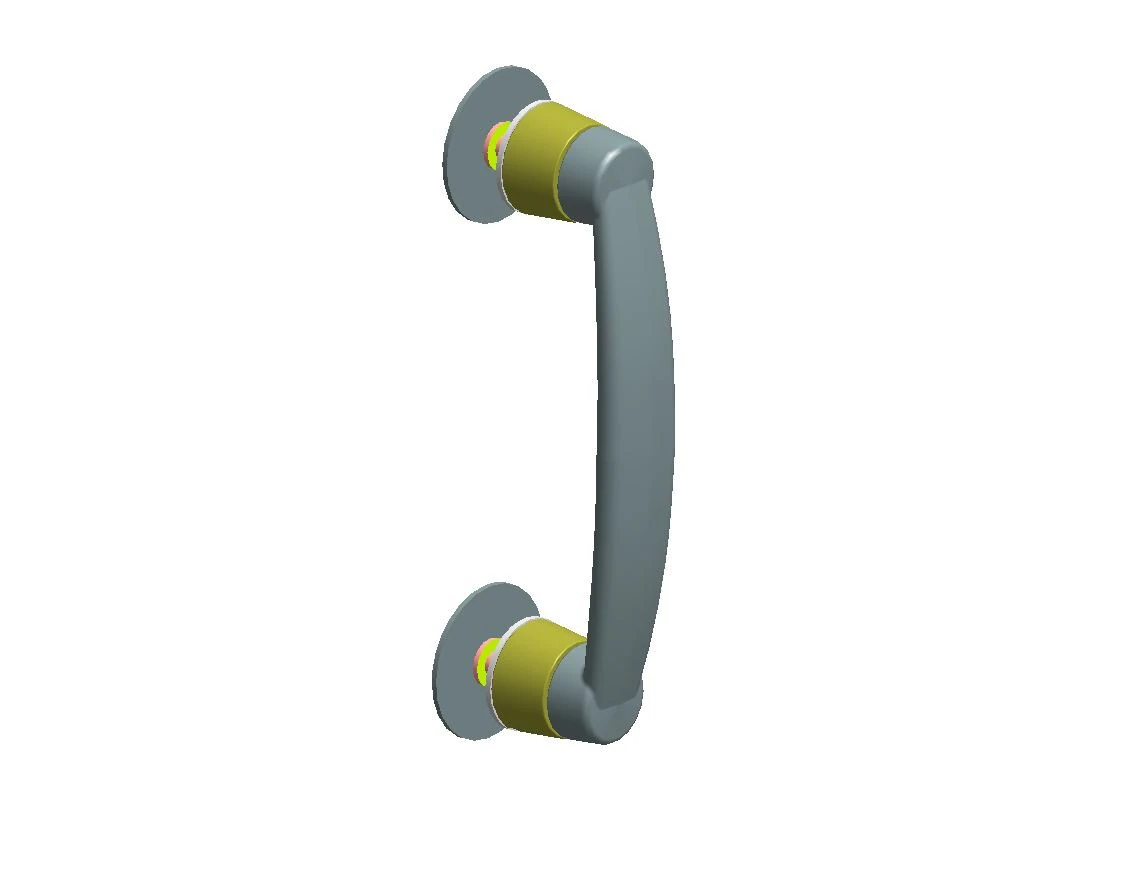 Door handle 3D Model .c4d .max .obj .3ds .fbx .stl .blend 