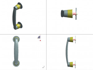 Door handle Modèle 3D