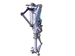 FRONT LANDING GEAR 3D Model