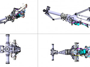 FRONT LANDING GEAR Modèle 3D