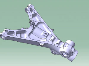 FRONT LANDING GEAR 3D Model