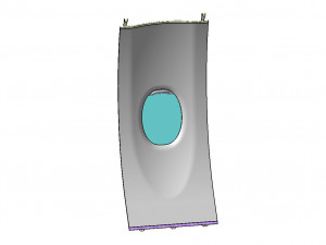 SINGLE SIDEWALL PANEL Model 3D