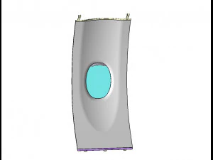 SINGLE SIDEWALL PANEL 3D Model