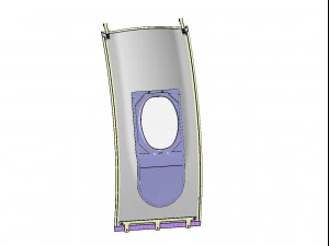 SINGLE SIDEWALL PANEL 3D Model