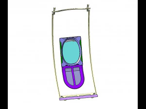 SINGLE SIDEWALL PANEL 3D Model
