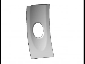 SINGLE SIDEWALL PANEL 3D Model
