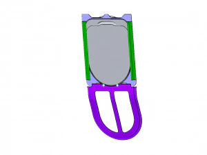 SINGLE SIDEWALL PANEL 3D Model