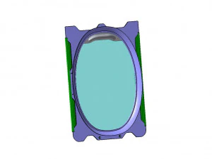 SINGLE SIDEWALL PANEL 3D Model