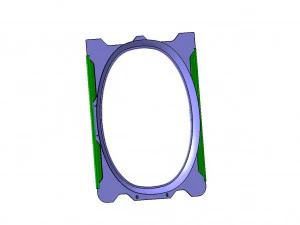 SINGLE SIDEWALL PANEL 3D Model