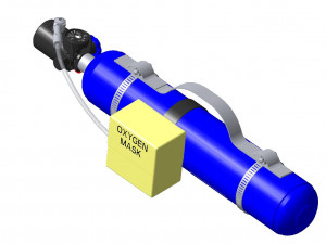 PORTABLE OXYGEN UNIT 3D Model