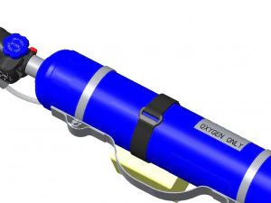 PORTABLE OXYGEN UNIT 3D Model