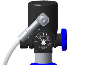 PORTABLE OXYGEN UNIT 3D Model