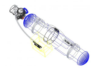 PORTABLE OXYGEN UNIT 3D Model