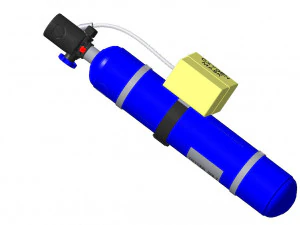 PORTABLE OXYGEN UNIT 3D Model