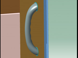 door handle 3D 模型