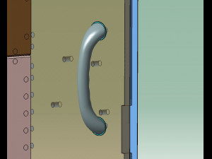 door handle 3D 模型
