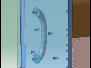 door handle 3D 模型