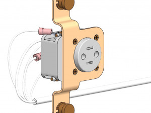 power socket Modelo 3D