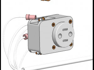 power socket 3D Model