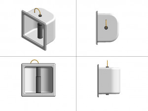 toilet paper holder Model 3D