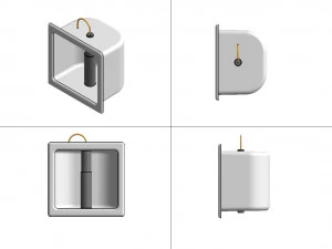 toilet paper holder 3D Model