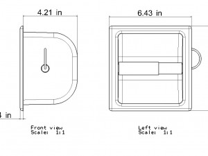 toilet paper holder Model 3D