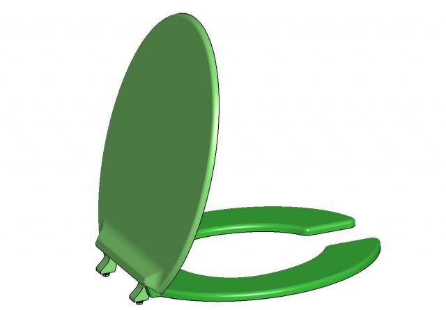 toilet seat 3D Model .c4d .max .obj .3ds .fbx .stl .blend 