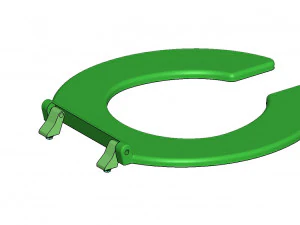 toilet seat 3D Model