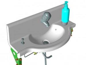 SINK ASSY 3D Model