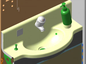 SINK ASSY 3D Model