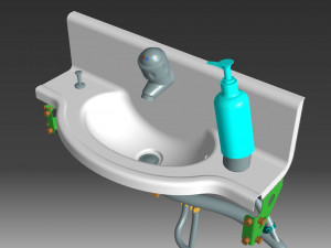 SINK ASSY 3D Model