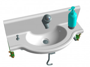 SINK ASSY Modelo 3D