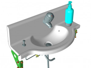 SINK ASSY Modelo 3D