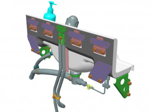 SINK ASSY Modelo 3D