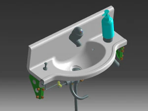 SINK ASSY 3D Model