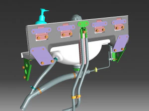 SINK ASSY 3D Model