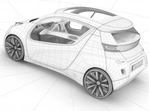 lada compact 3D Model