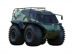 Concept of a floating all-terrain vehicle 3D Model