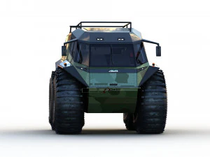 Concept of a floating all-terrain vehicle 3D Model